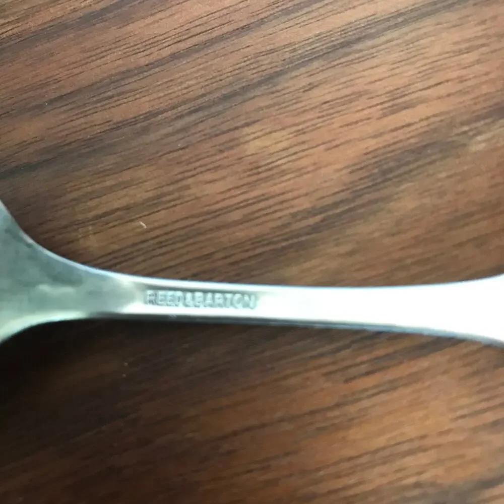 Reed & Barton COLONIAL FORGE Stainless Hammered Satin single salad fork (1)